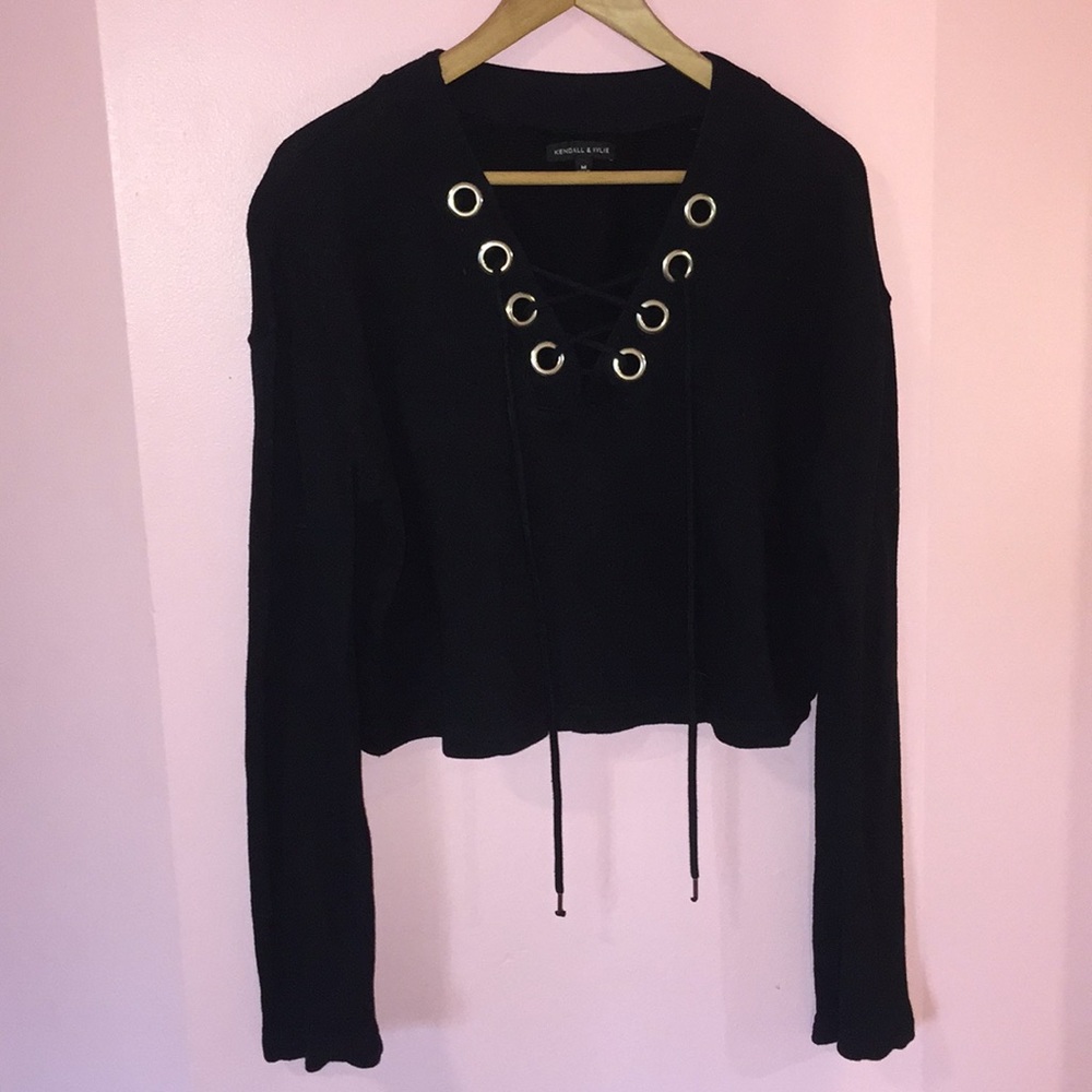 Kendall & Kylie Cropped Sweater